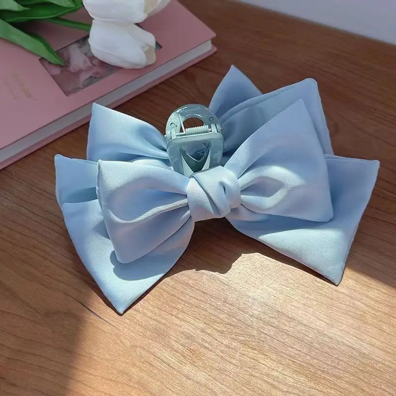 Elegant Pink Bow Hairpin for Women