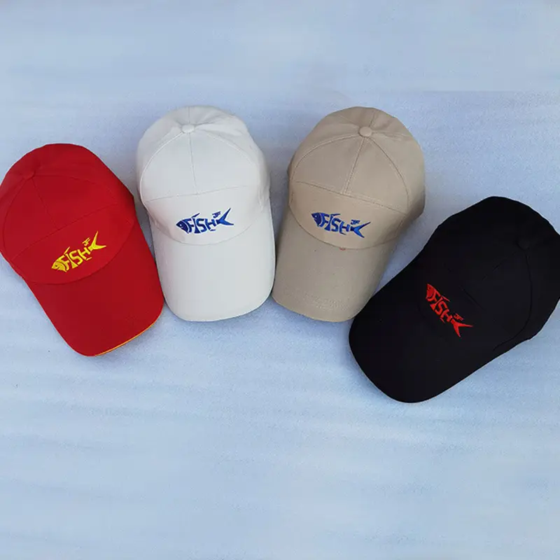 Red Fishing Hat with Logo & Clear Lens - Image 4