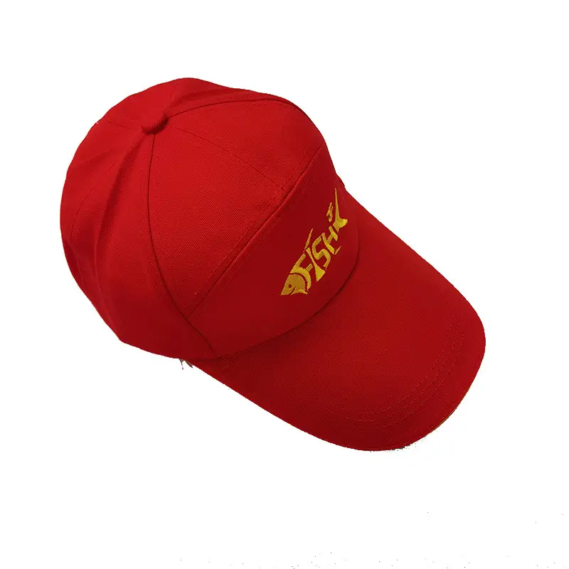 Red Fishing Hat with Logo & Clear Lens - Image 5