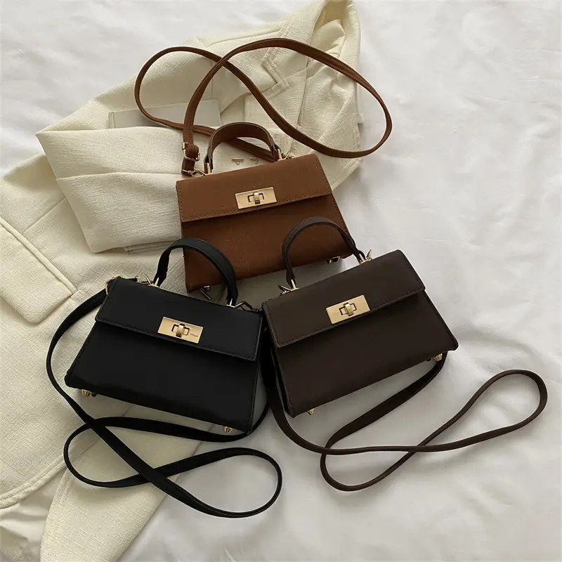 Black Stone Pattern Shoulder Bag for Women 2023