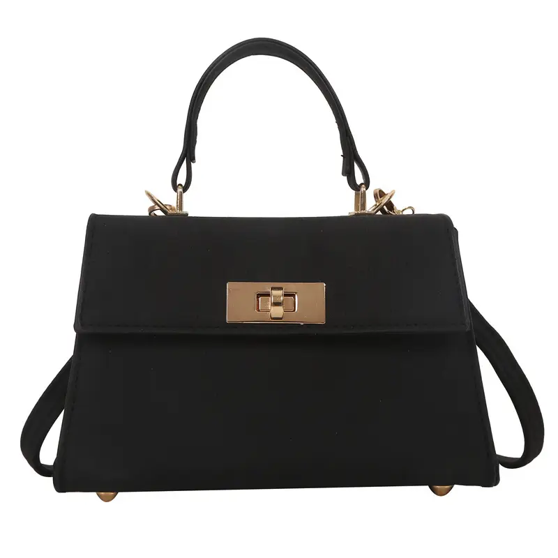 Black Stone Pattern Shoulder Bag for Women 2023