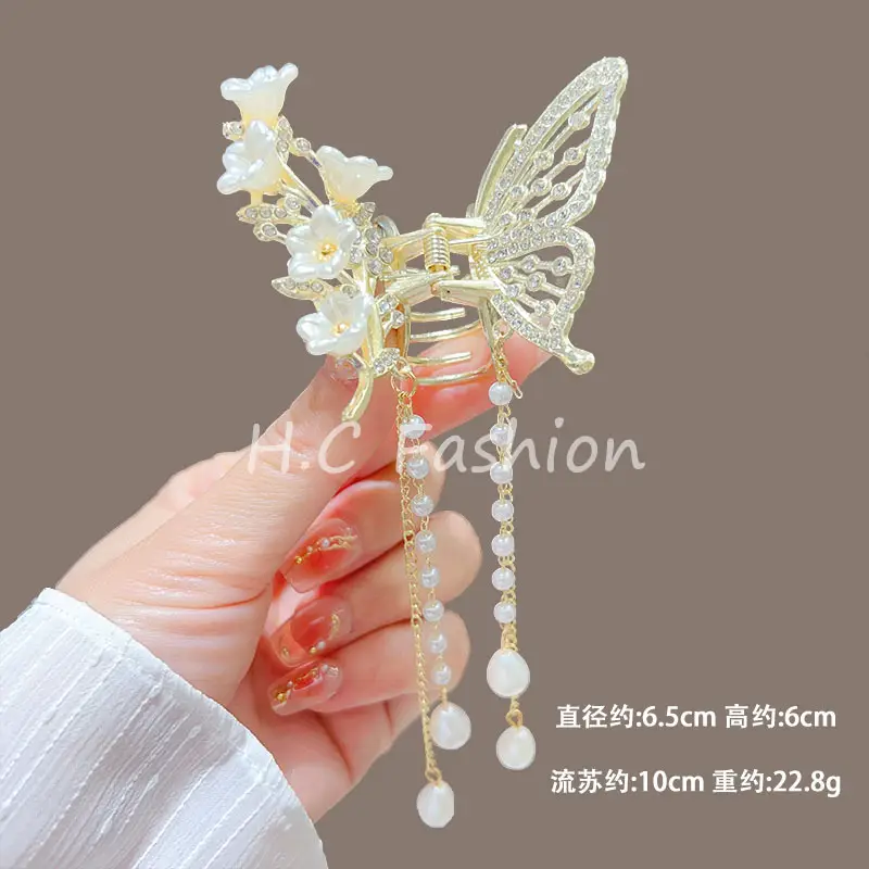 Elegant Butterfly Hairpin with Wings for Women — feature 18