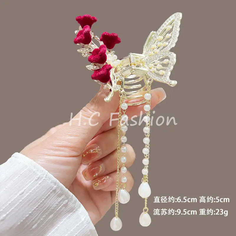 Elegant Butterfly Hairpin with Wings for Women — feature 19