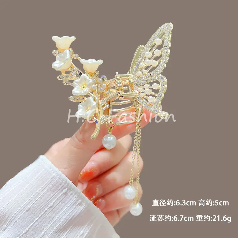 Elegant Butterfly Hairpin with Wings for Women — feature 21