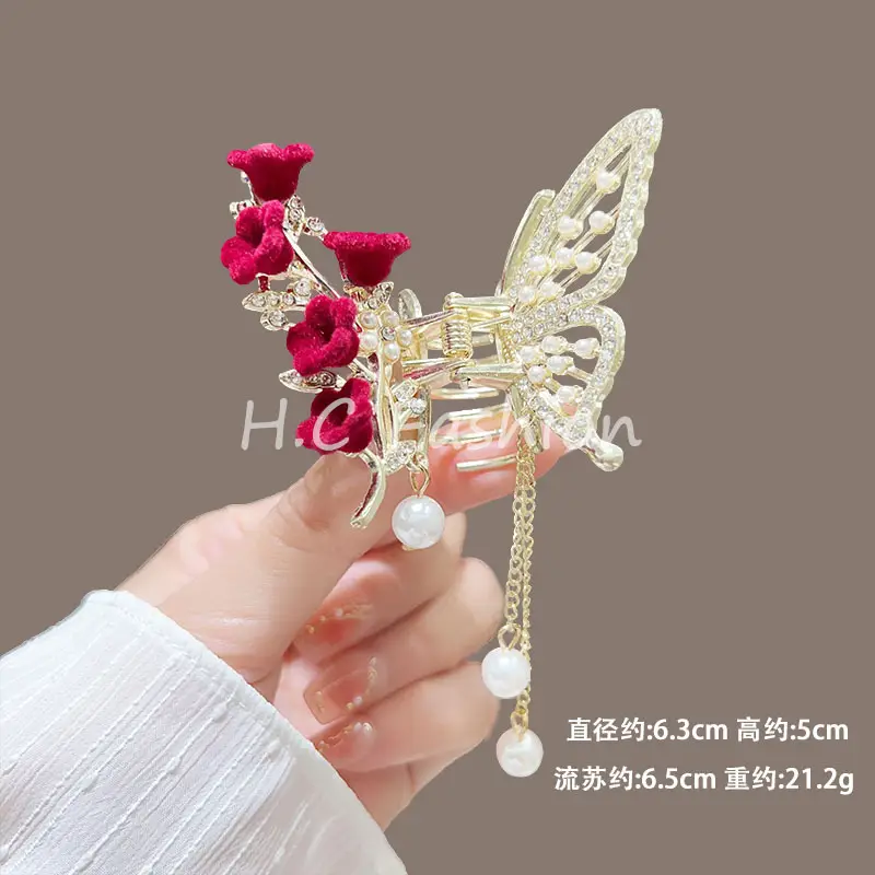 Elegant Butterfly Hairpin with Wings for Women — feature 22