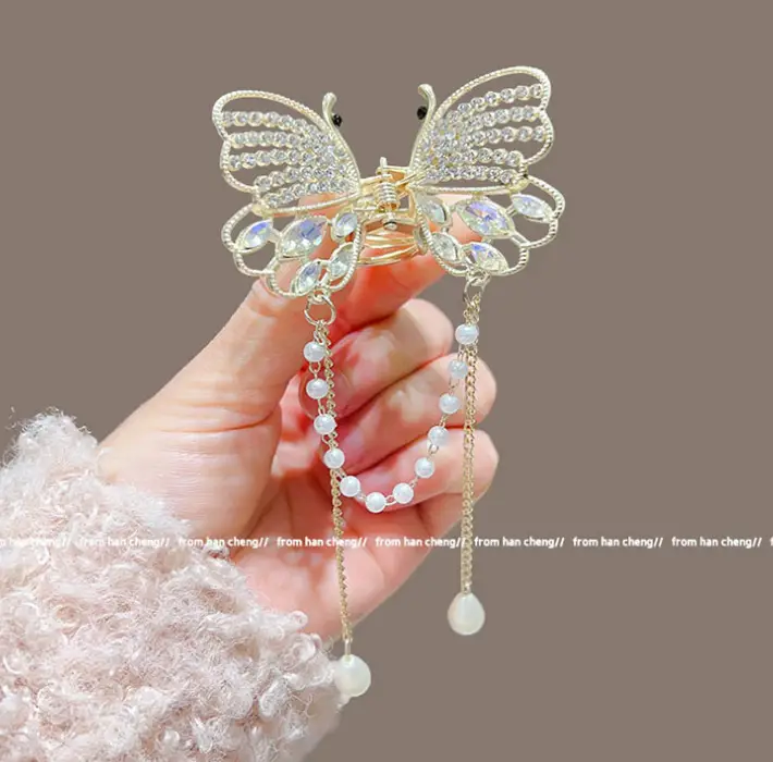 Elegant Butterfly Hairpin with Wings for Women - Image 22