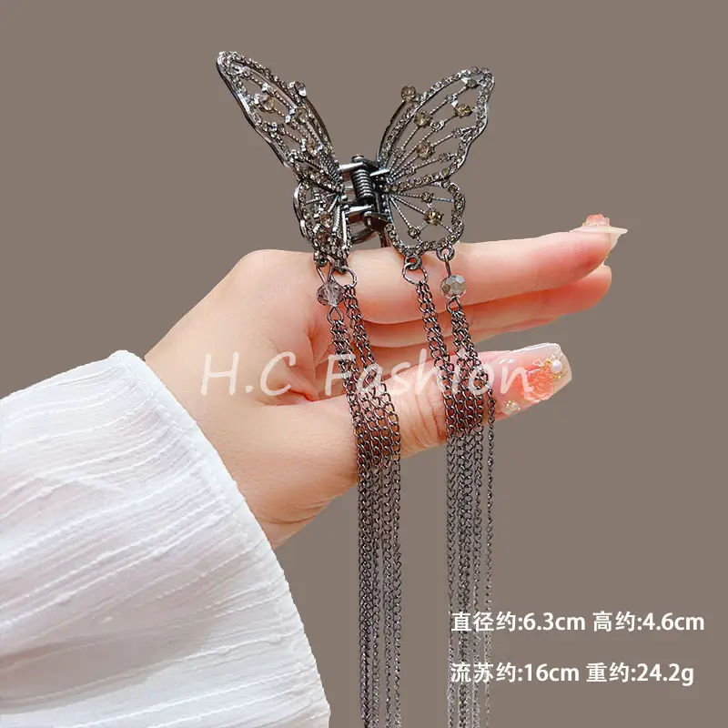 Elegant Butterfly Hairpin with Wings for Women — feature 14
