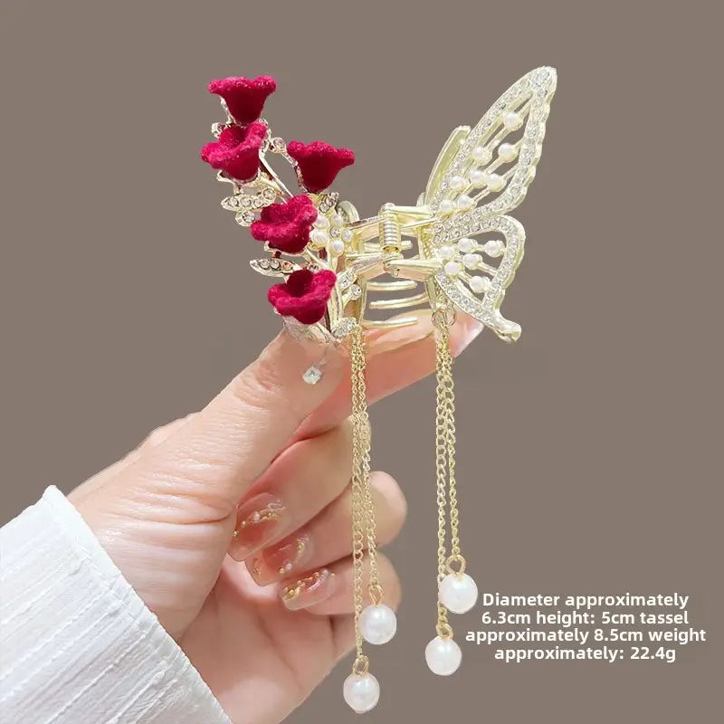 Elegant Butterfly Hairpin with Wings for Women - Image 11