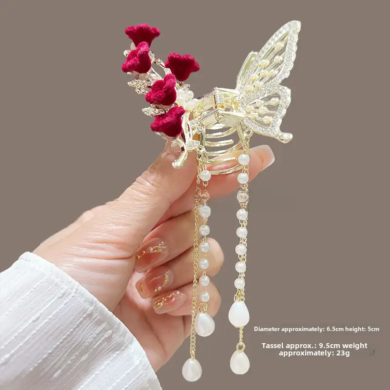 Elegant Butterfly Hairpin with Wings for Women - Image 12