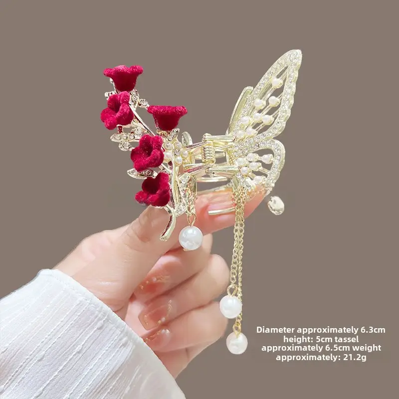Elegant Butterfly Hairpin with Wings for Women - Image 14