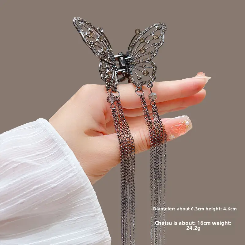 Elegant Butterfly Hairpin with Wings for Women - Image 9