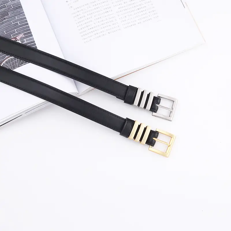 Black Korean Style Belt for Women with Jeans Belt Design - Image 3