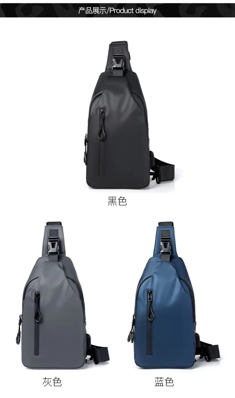 USB Leather Crossbody Bag Water Repellent Small — feature 29