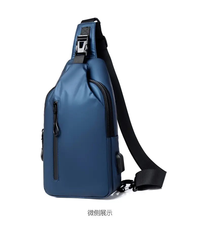 USB Leather Crossbody Bag Water Repellent Small — feature 33