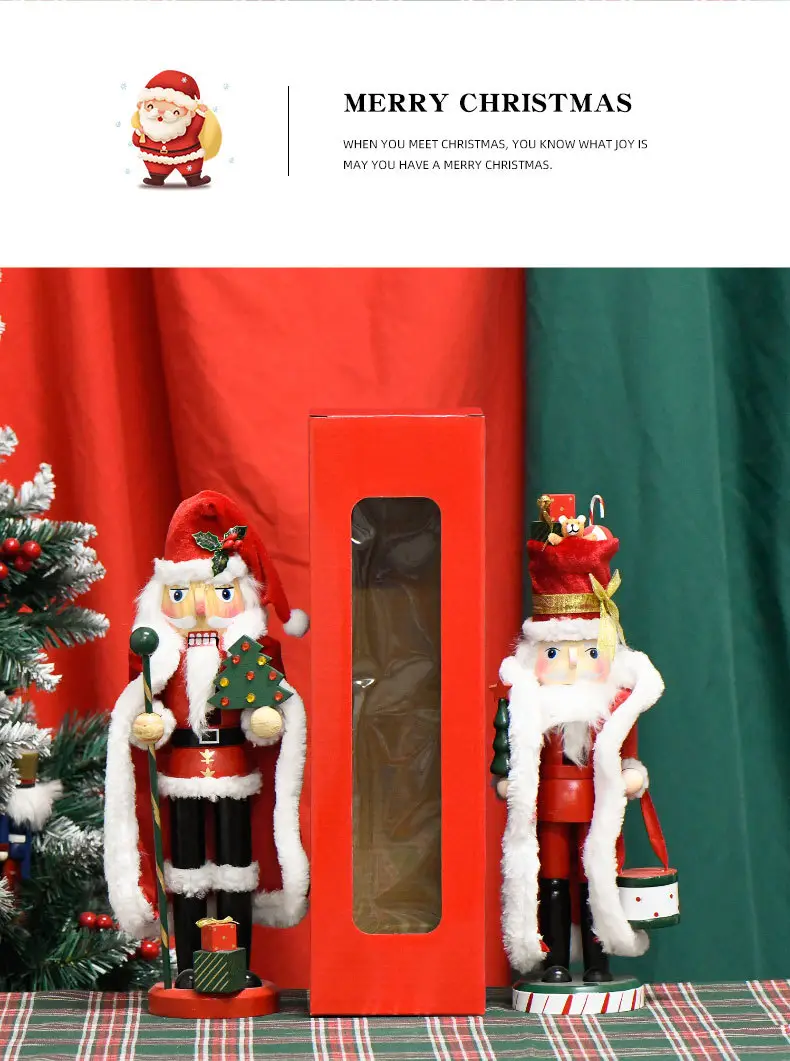 Christmas Nutcracker Soldier Decor 36cm European Craft — feature 4
