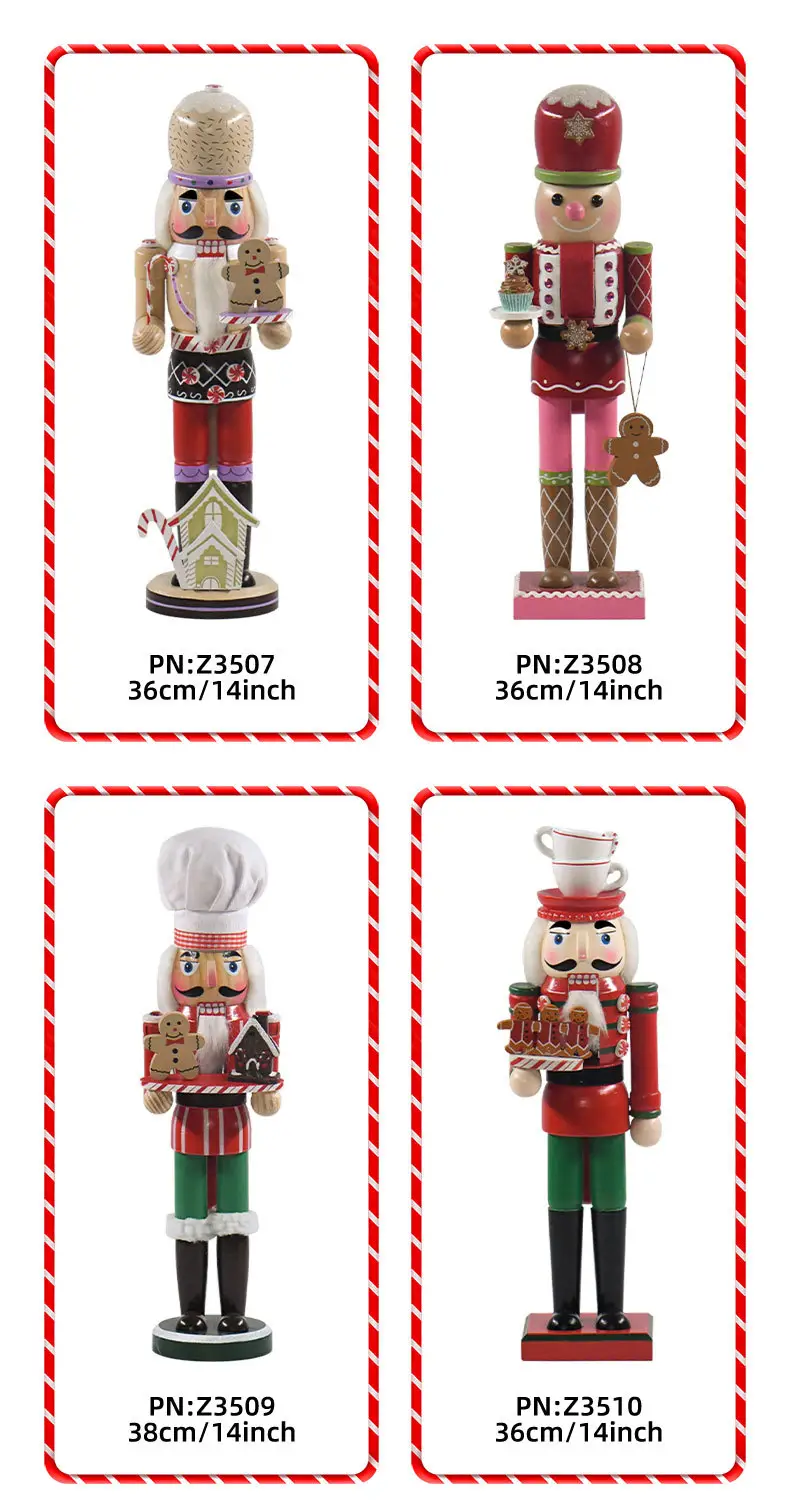 Christmas Nutcracker Soldier Decor 36cm European Craft — feature 5