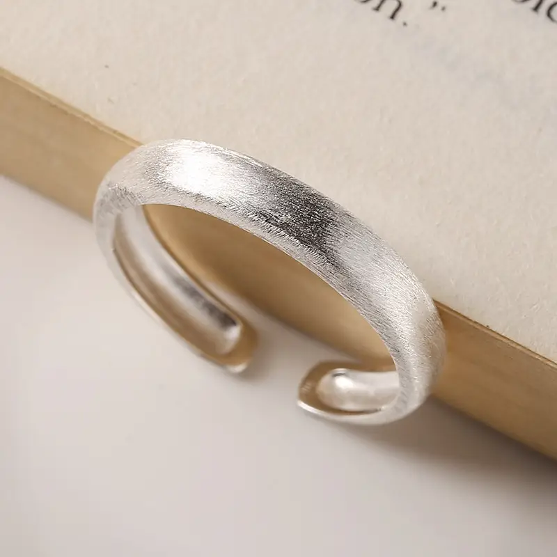 S925 Sterling Silver Pearl Ring Red Book All Match — feature 3