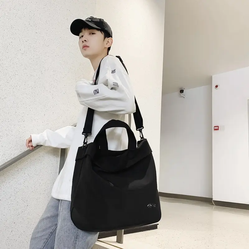 Waterproof Sports Yoga Fitness Bag Black Crossbody