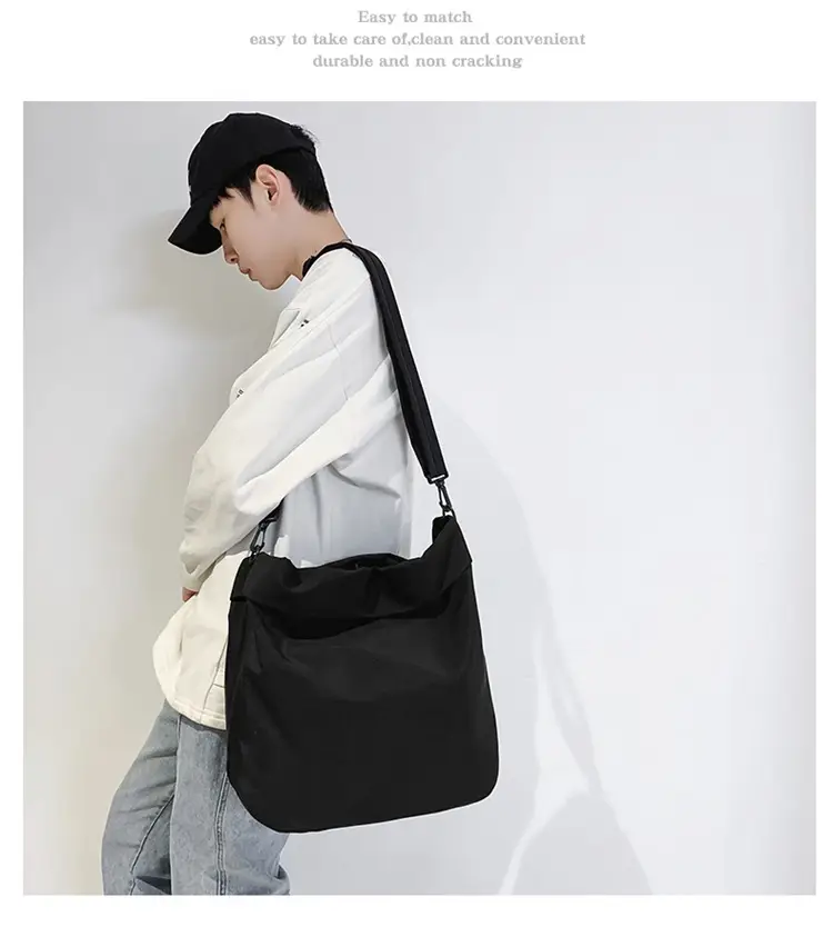 Waterproof Sports Yoga Fitness Bag Black Crossbody — feature 11