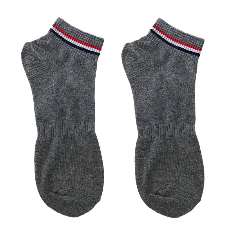 Korean socks men's socks ETNA spring and summer new color two-bar men's sports socks trendy men's casual short cotton socks