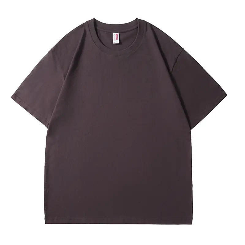 Blue Cotton T-Shirt Round Neck Loose Fit Small