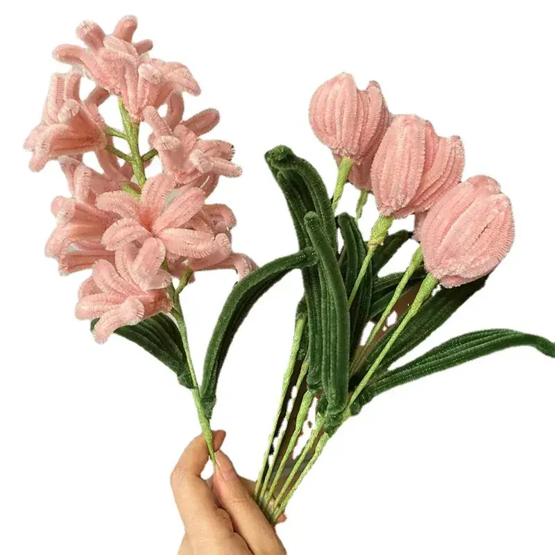 Pink Twist Rose Bouquet with DIY Packaging - Image 25