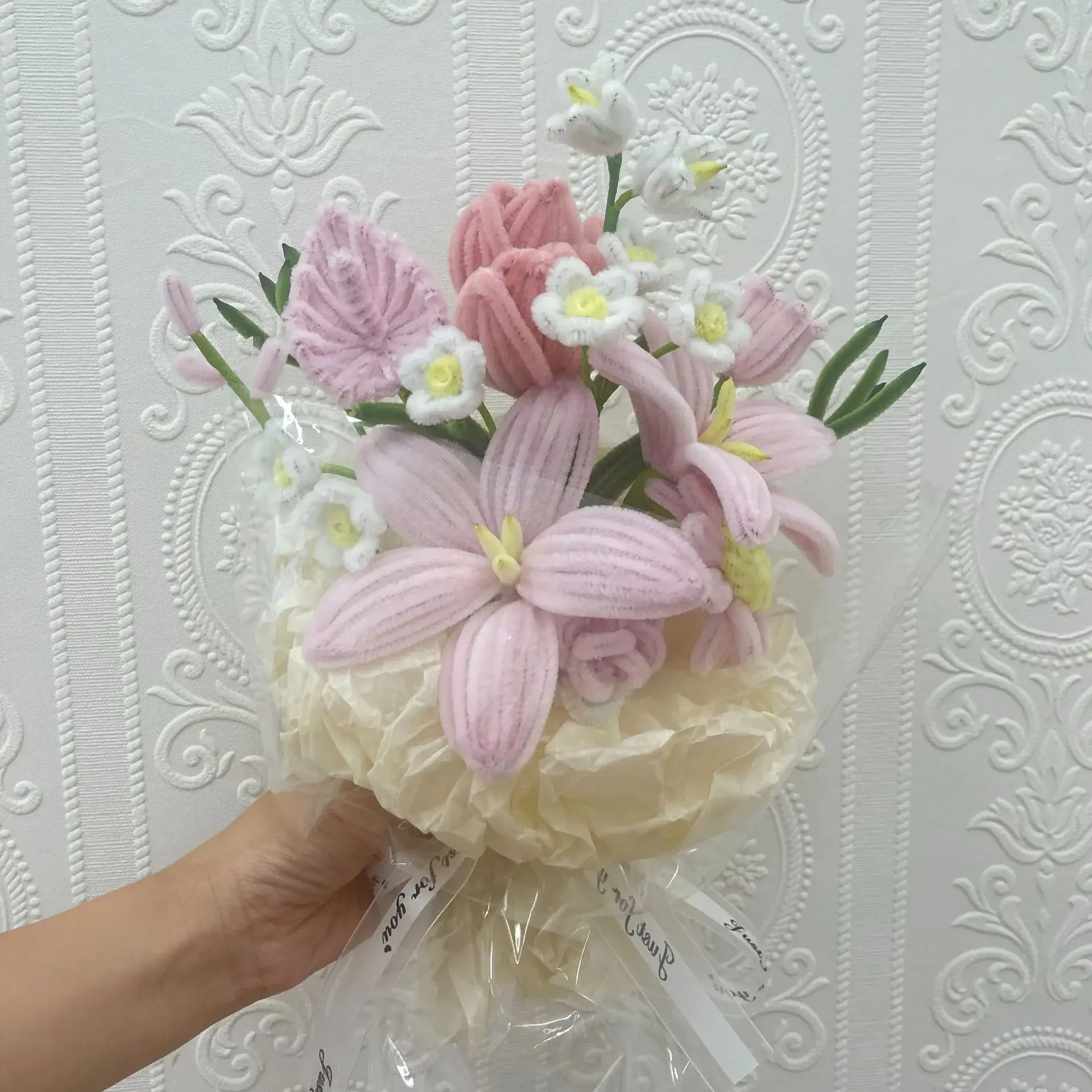 "Yu" See Beauty-Pink suit {Including Wrapping Paper}