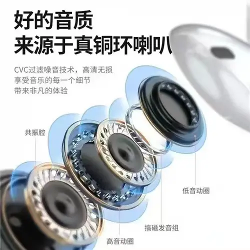 Suitable for Apple Earphones 11/12/13/14Promax Flat-Head Lightning Earphones Apple 17Th Generation Earphones — feature 5