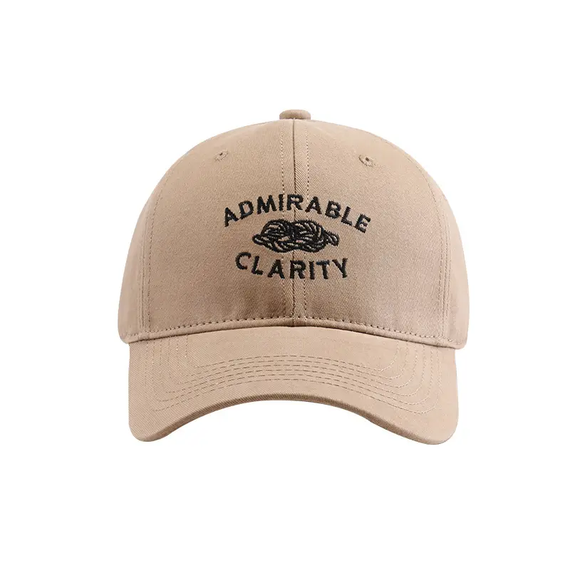 Beige Baseball Cap with Logo & Adjustable Closure - Image 8