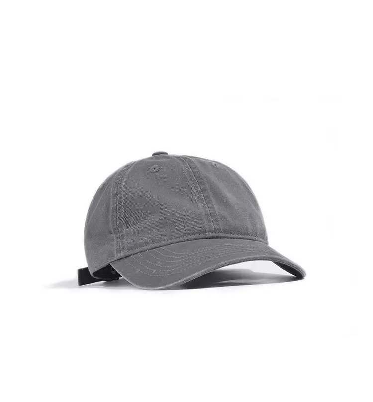 Men Blue Washable Baseball Cap Solid Color — feature 13