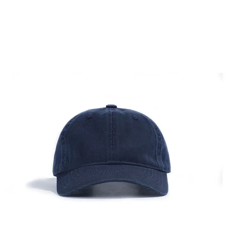 Men Blue Washable Baseball Cap Solid Color — feature 14