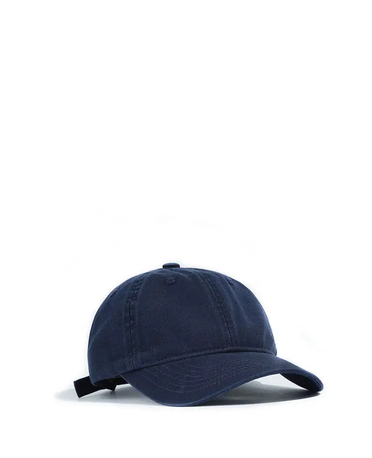 Men Blue Washable Baseball Cap Solid Color — feature 15