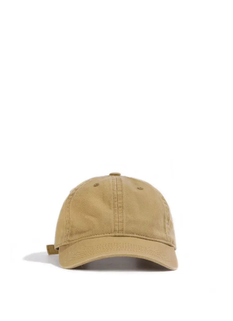 Men Blue Washable Baseball Cap Solid Color — feature 19