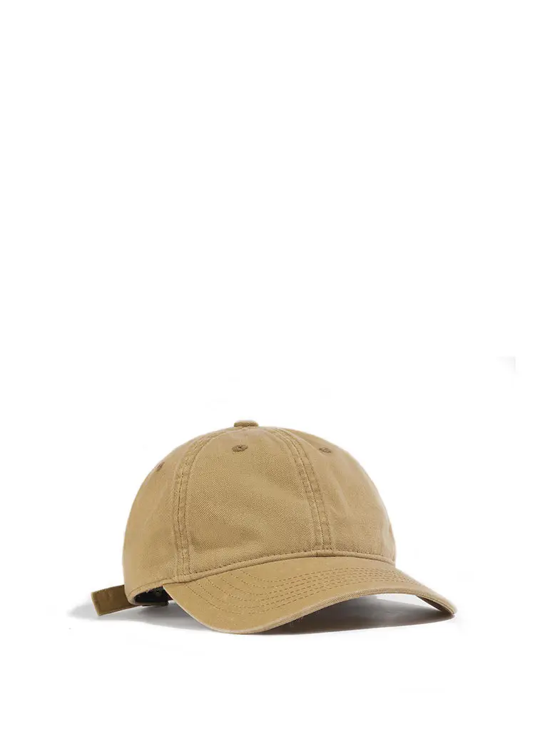 Men Blue Washable Baseball Cap Solid Color — feature 20
