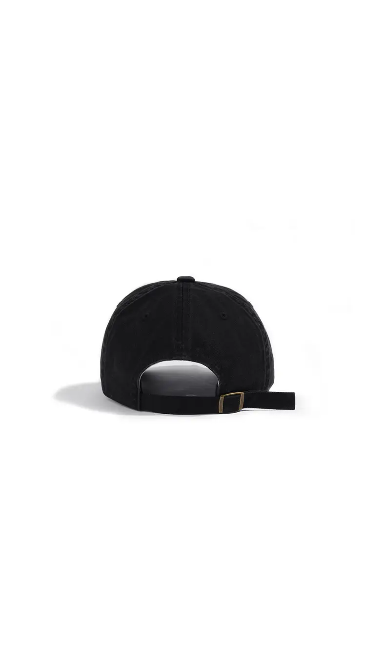 Men Blue Washable Baseball Cap Solid Color — feature 24