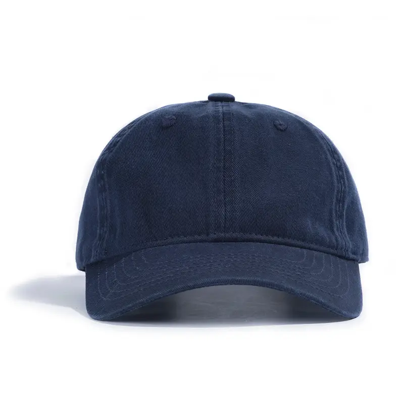 Men Blue Washable Baseball Cap Solid Color - Image 3
