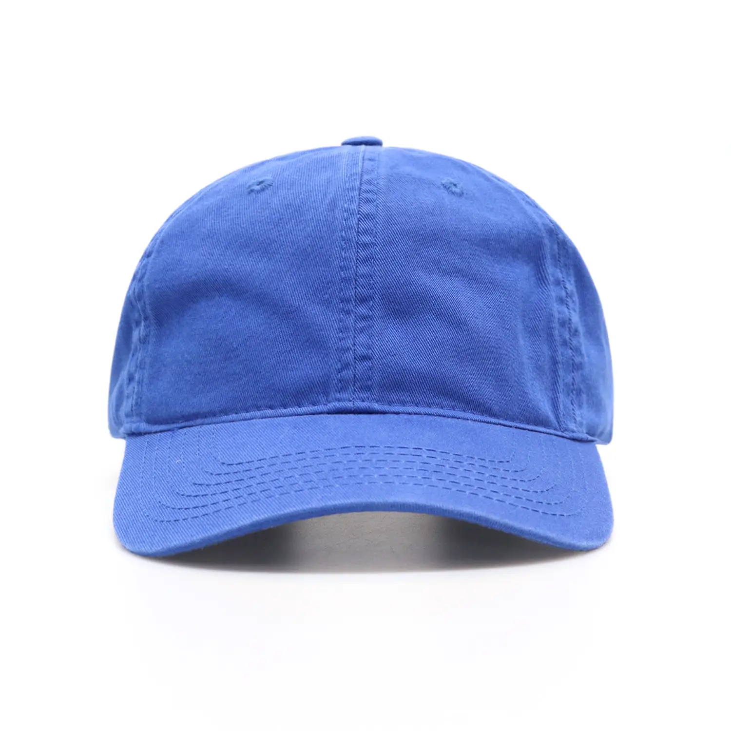 Men Blue Washable Baseball Cap Solid Color - Image 6