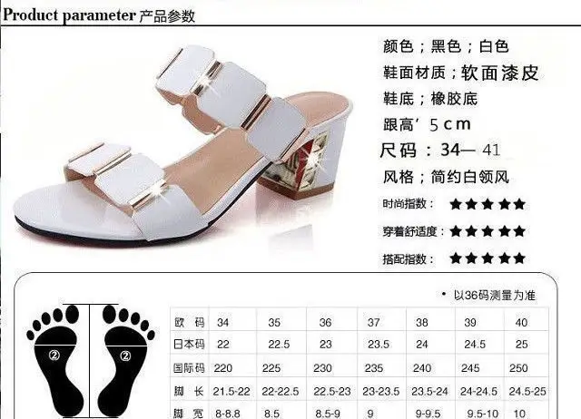2023 Black Korean Style Mid-Heel Sandals for Women — feature 5