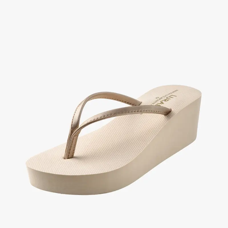 Korean Style Women's High Heel Flip Flops Summer