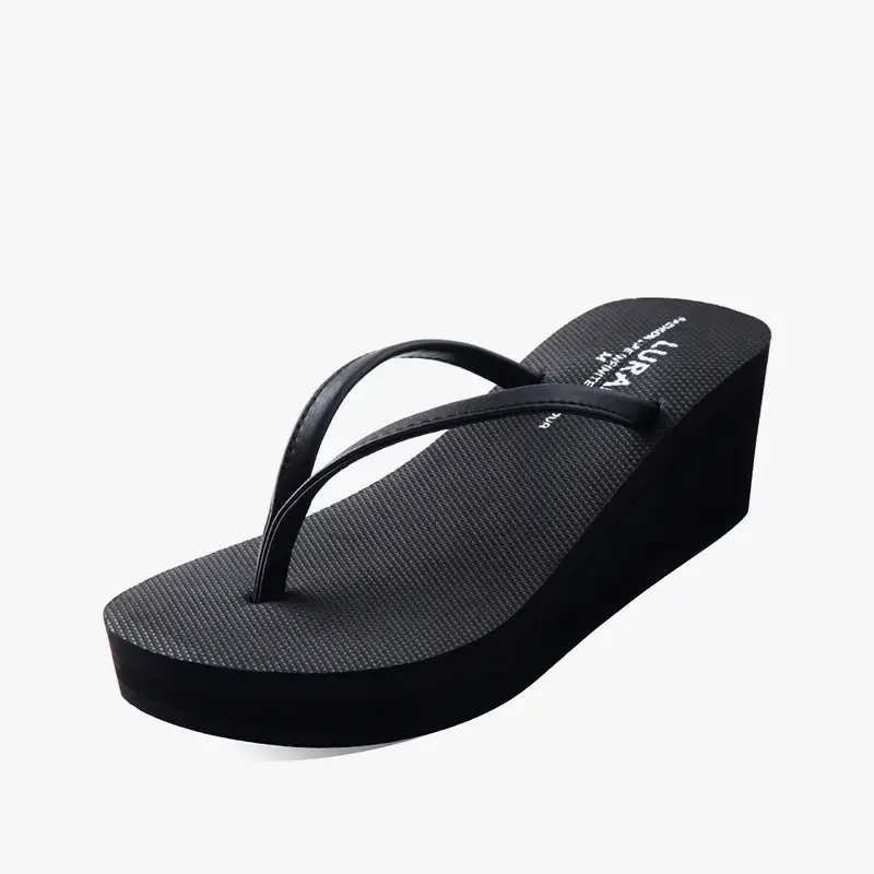 Korean Style Women's High Heel Flip Flops Summer