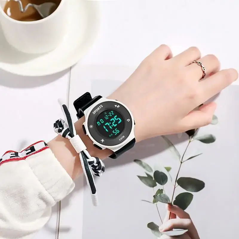 Blue Digital Waterproof Watch for Men Women Teens — feature 13