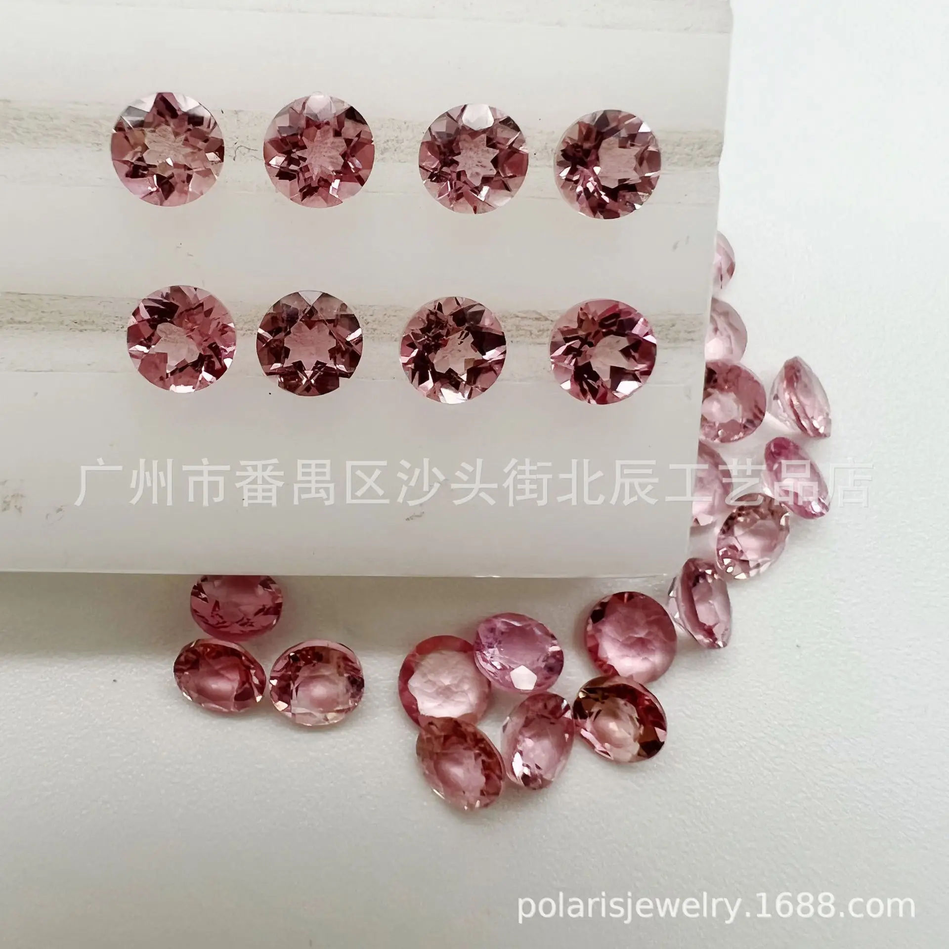 Natural Pink Tourmaline Round Stones 1-6mm — feature 4