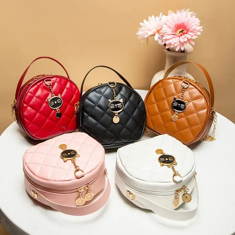 Women's Mini Chain Bag Black Shoulder Crossbody