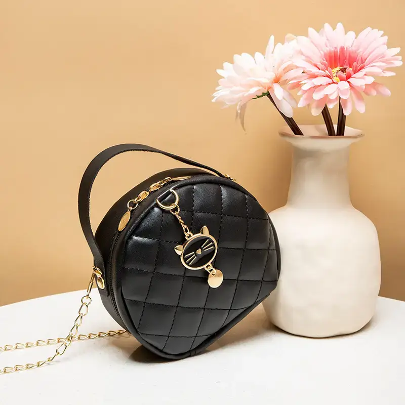Women's Mini Chain Bag Black Shoulder Crossbody