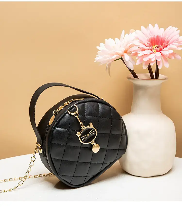 Women's Mini Chain Bag Black Shoulder Crossbody — feature 11