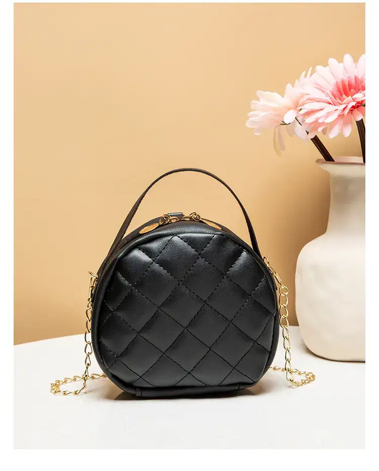 Women's Mini Chain Bag Black Shoulder Crossbody — feature 13