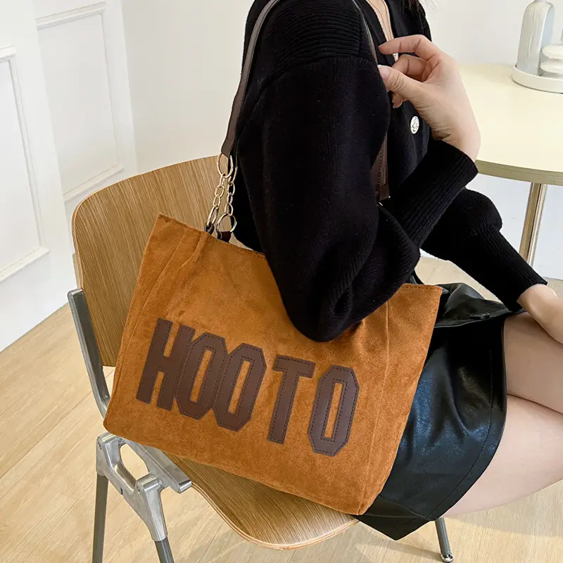 Women's Canvas Shoulder Bag Large 2023 Spring Commuter