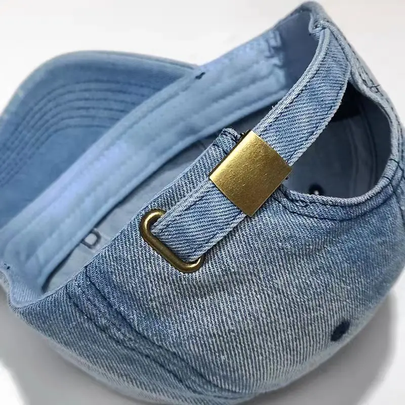 Denim Cap Sun Hat for Men Women Spring Summer - Image 7