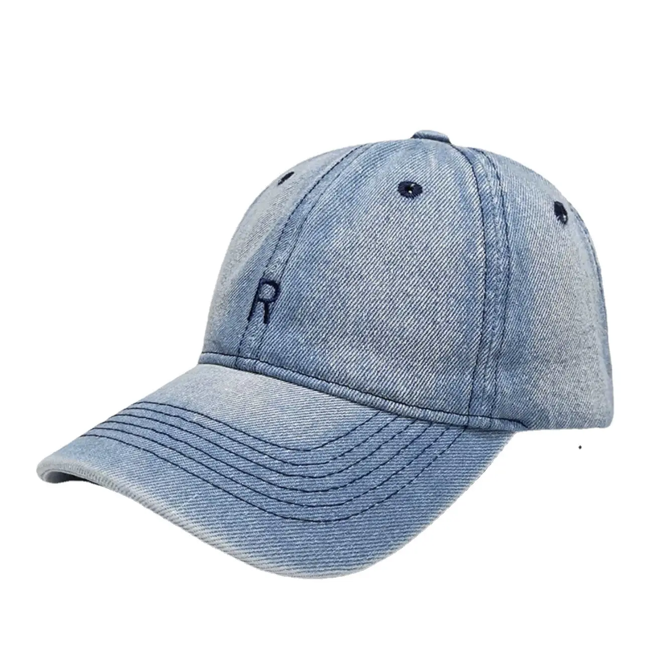 Denim Cap Sun Hat for Men Women Spring Summer - Image 8