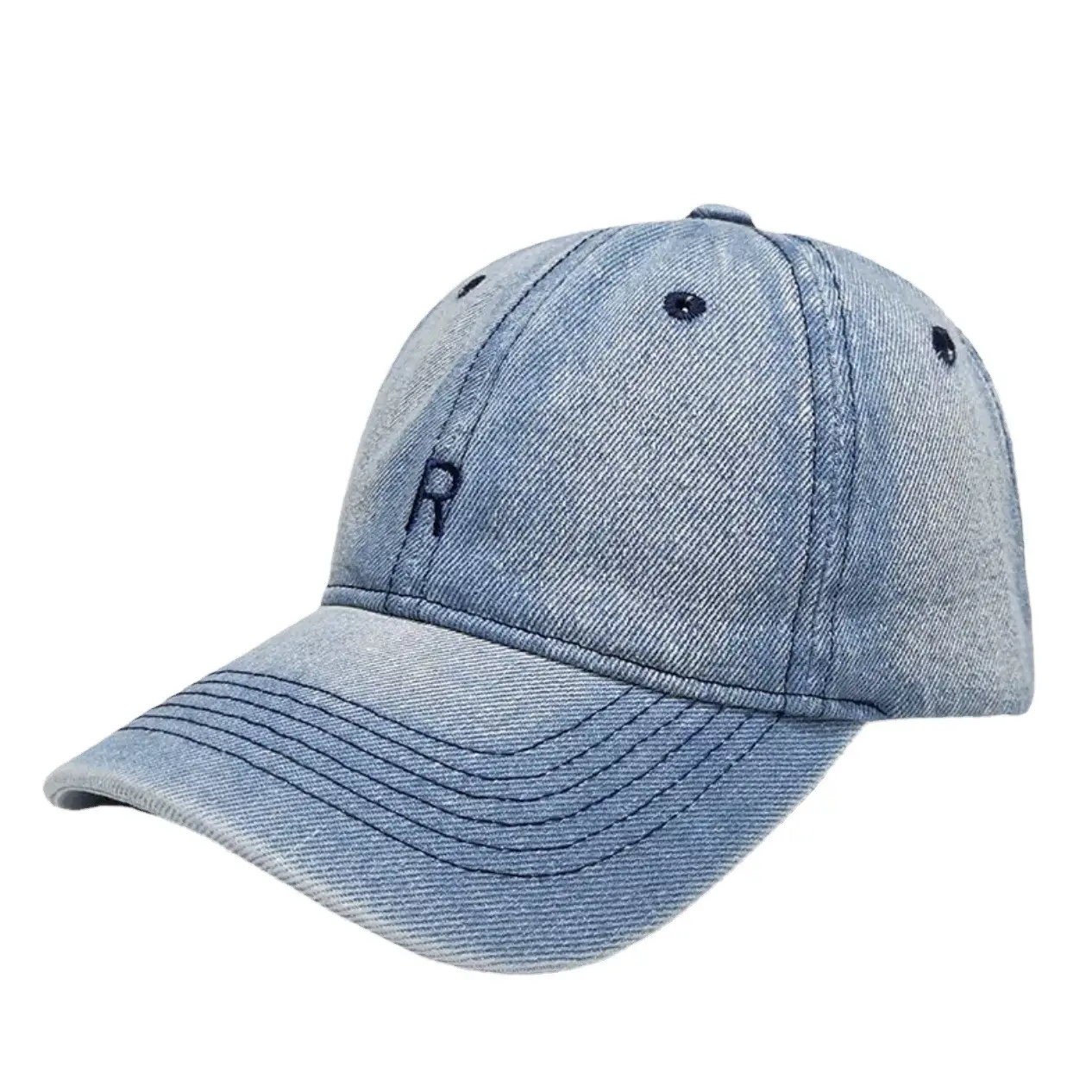 Denim Cap Sun Hat for Men Women Spring Summer